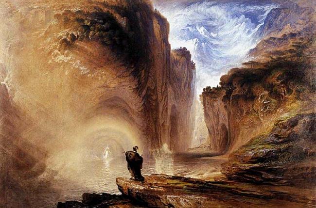 John Martin Manfred and the Alpine Witch Germany oil painting art